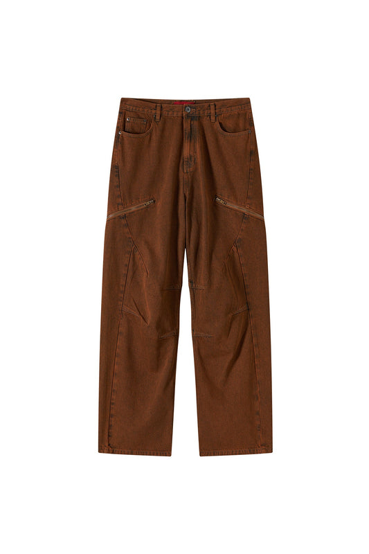 ACU CARGO PANTS BROWN Acupuncture