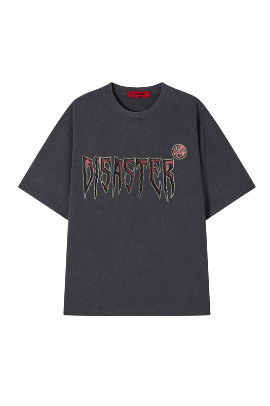 ACU DISASTER T - SHIRT DARK GREY Acupuncture