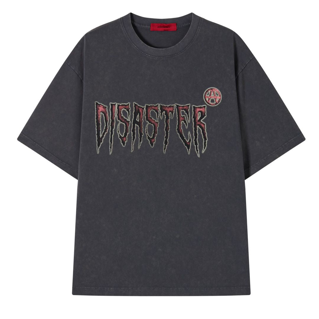 ACU DISASTER T - SHIRT DARK GREY Acupuncture