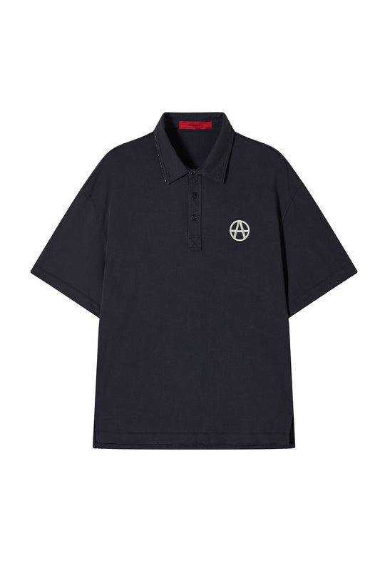 ACU POLO SHIRT DARK GREY Acupuncture