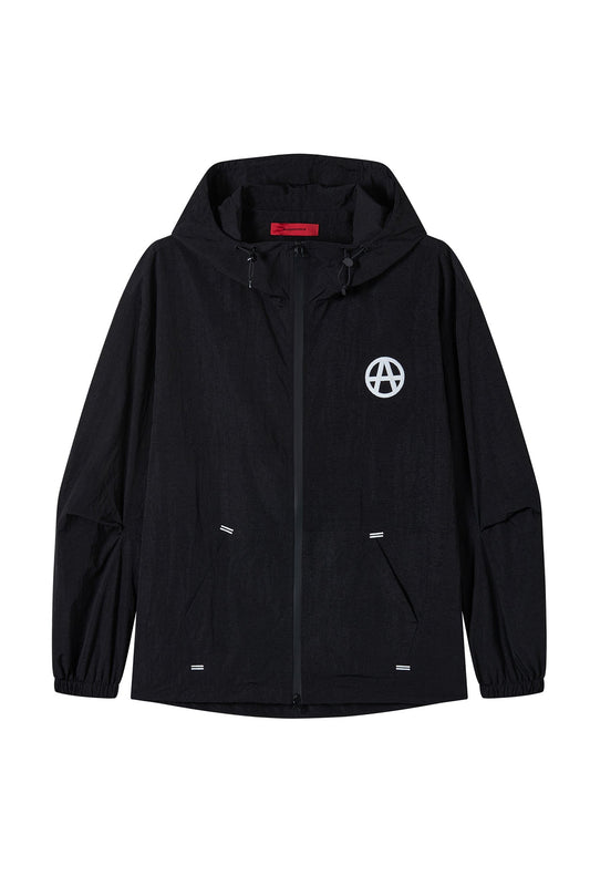 ACU WINDBREAKER JACKET BLACK Acupuncture