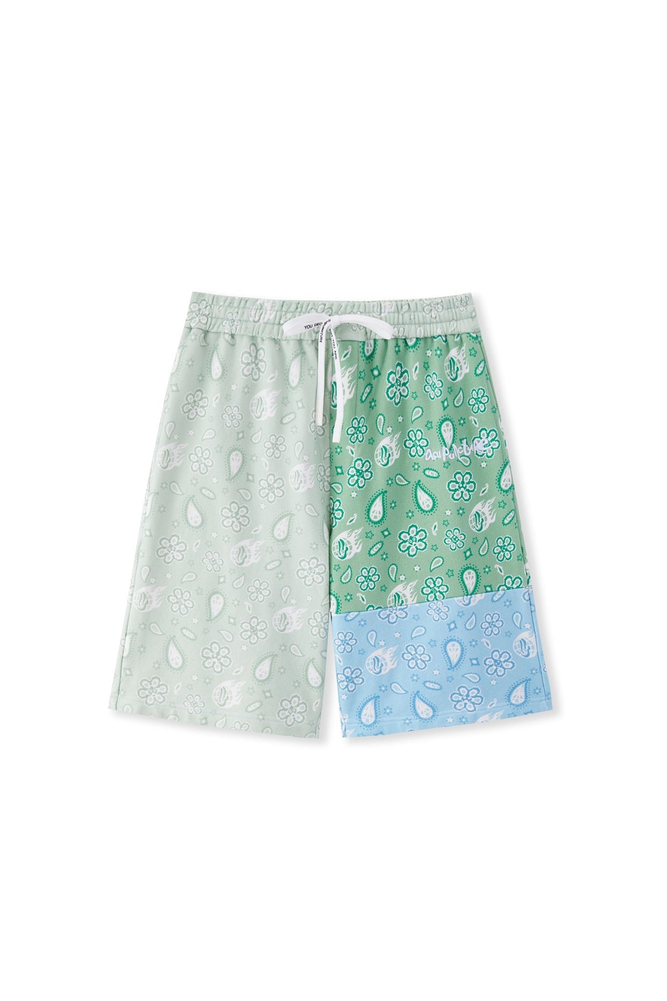 BANDANA SHORTS GREEN Acupuncture