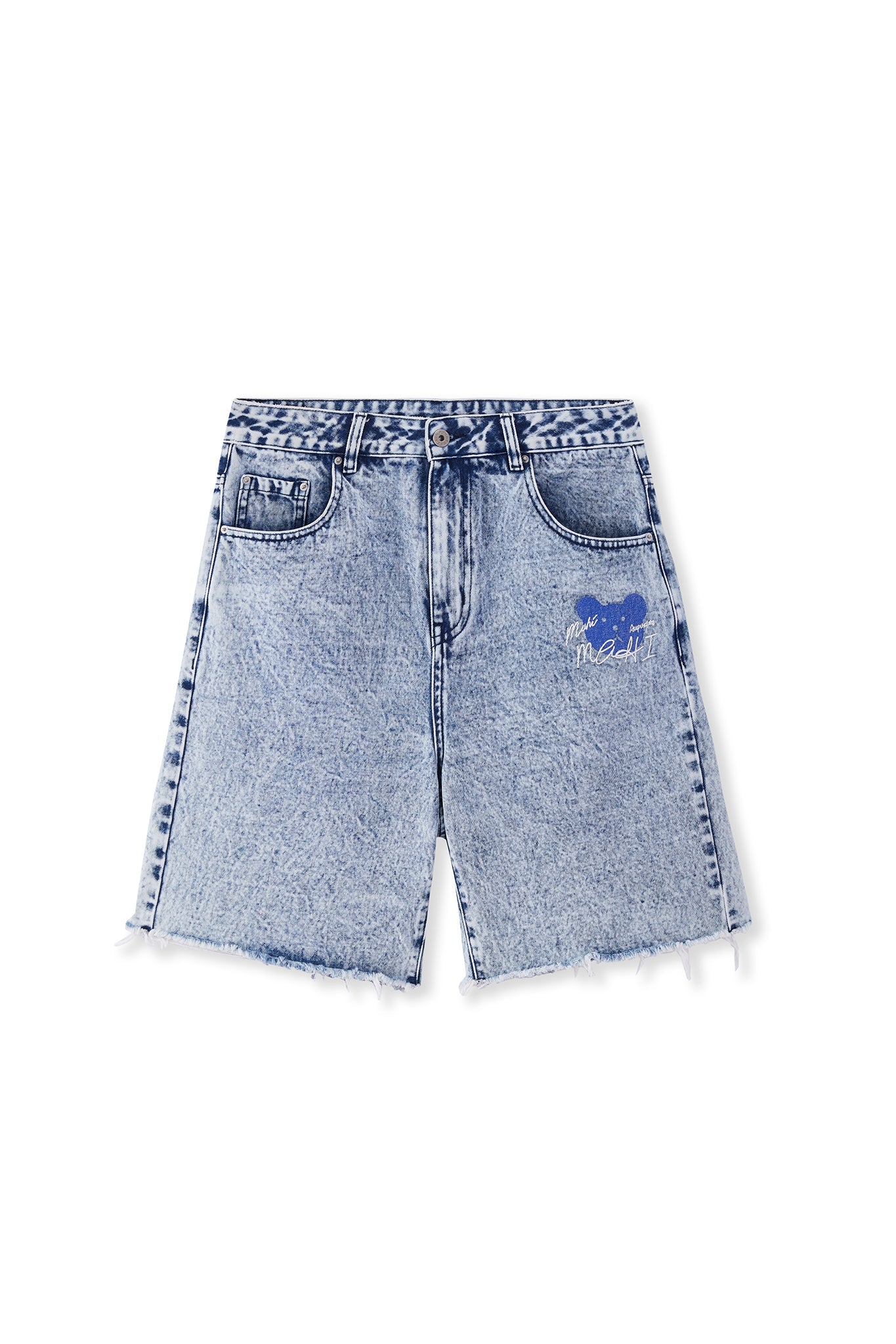 CLUELESS DENIM SHORTS BLUE Acupuncture