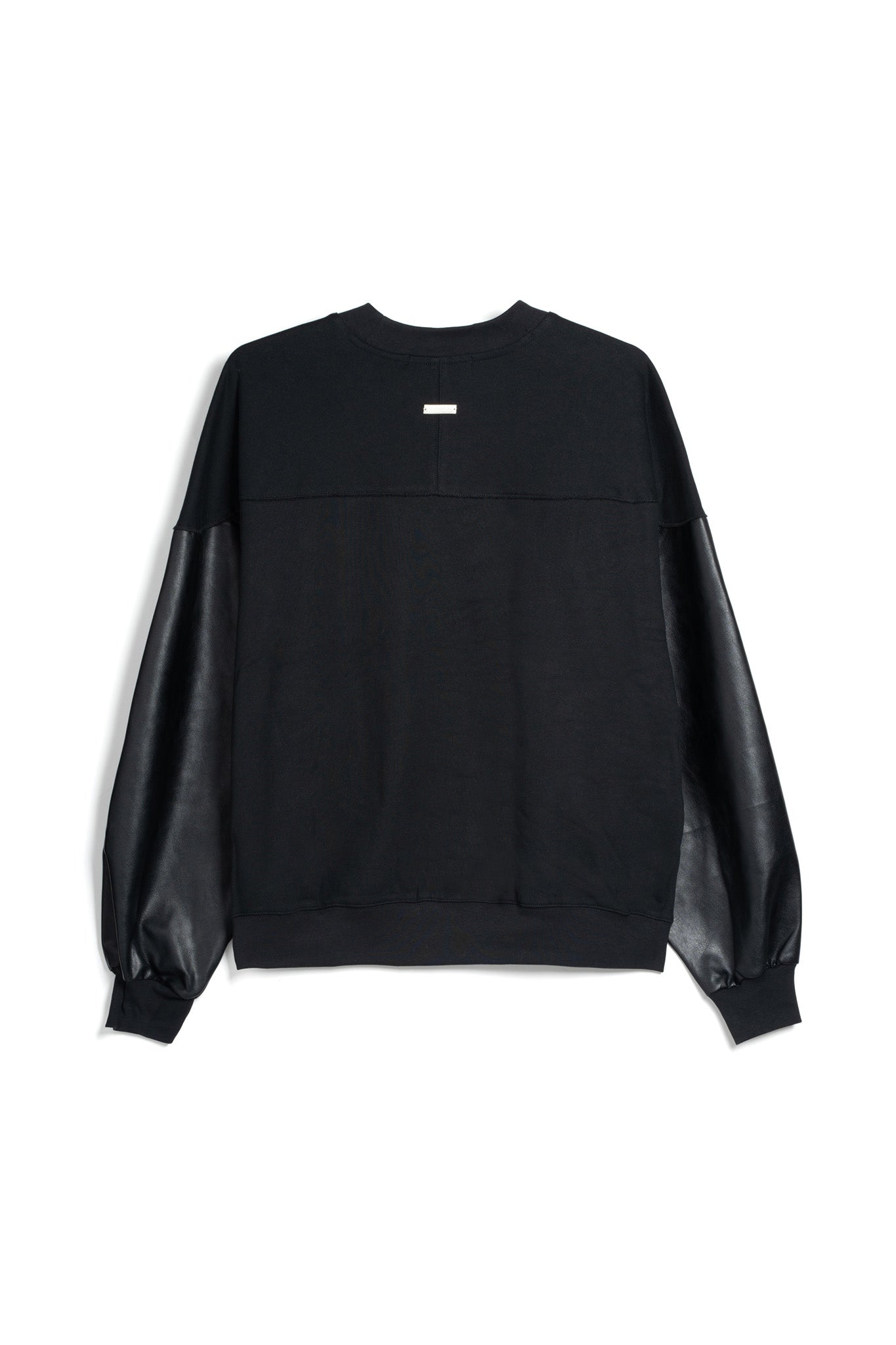 LABEL CREWNECK BLACK Acupuncture