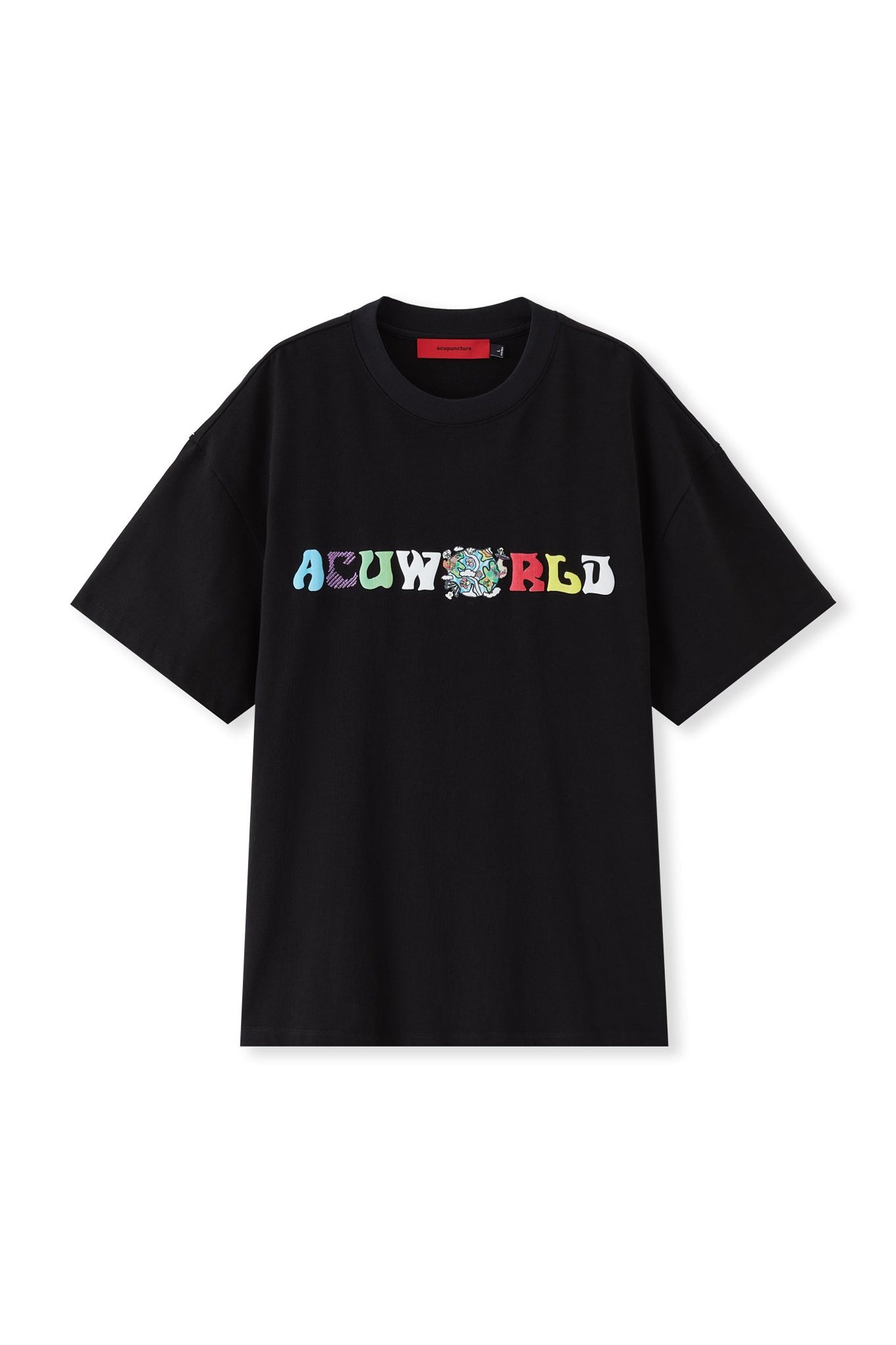 PUNWORLD T-SHIRT BLACK Acupuncture