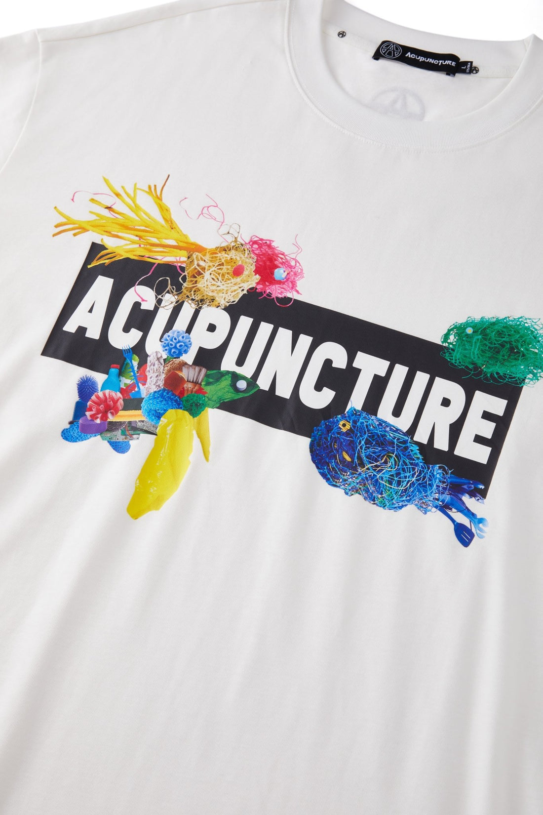 THE POLLUTED TSHIRT WHITE Acupuncture