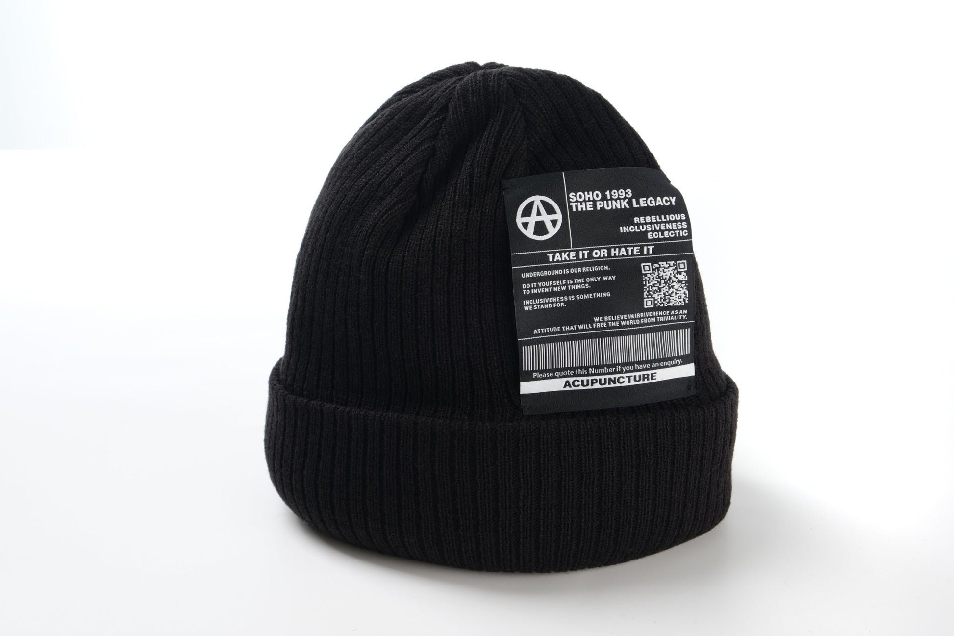 ACU BEANIE BLACK Acupuncture