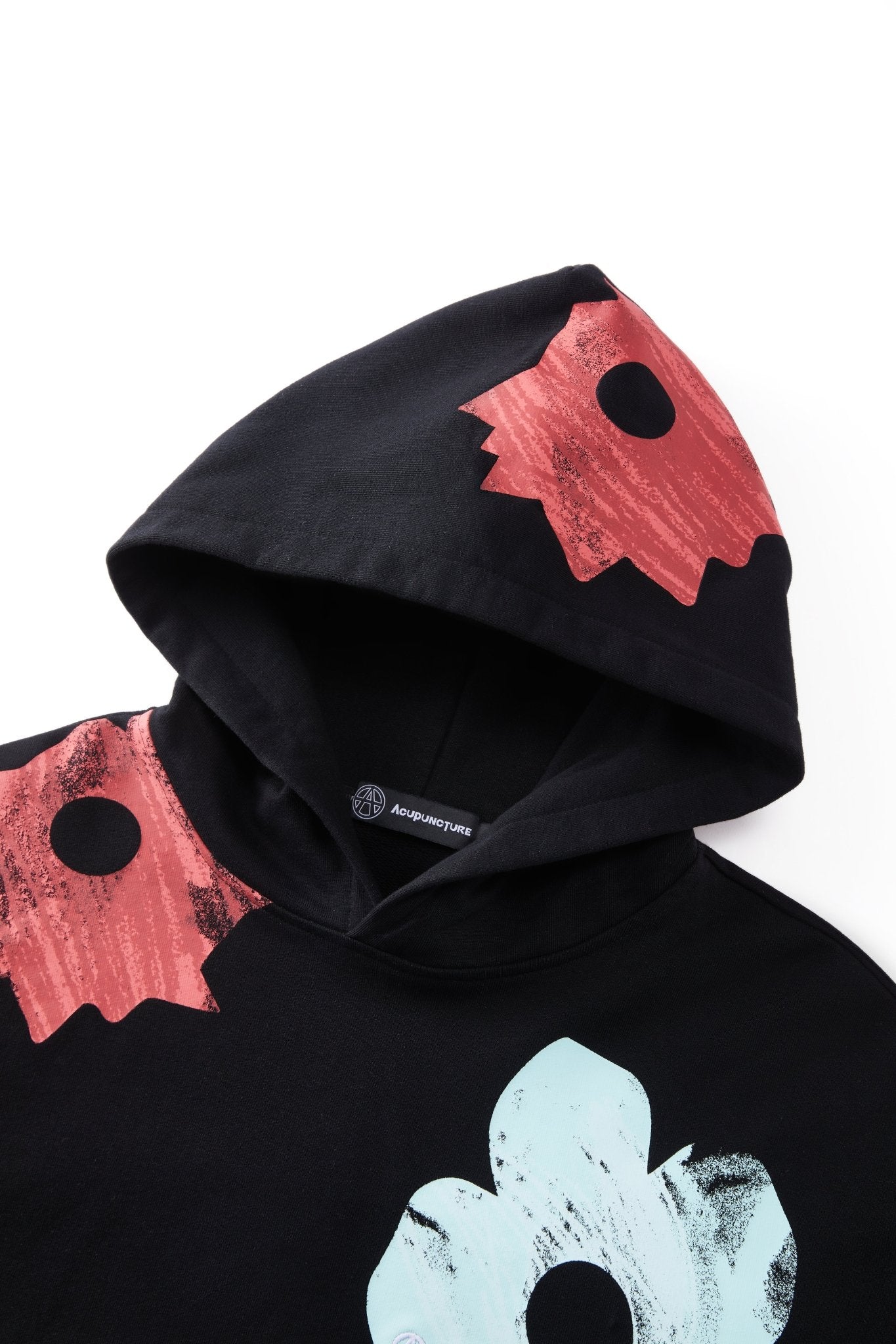 BLOSSOM HOODIE BLACK Acupuncture