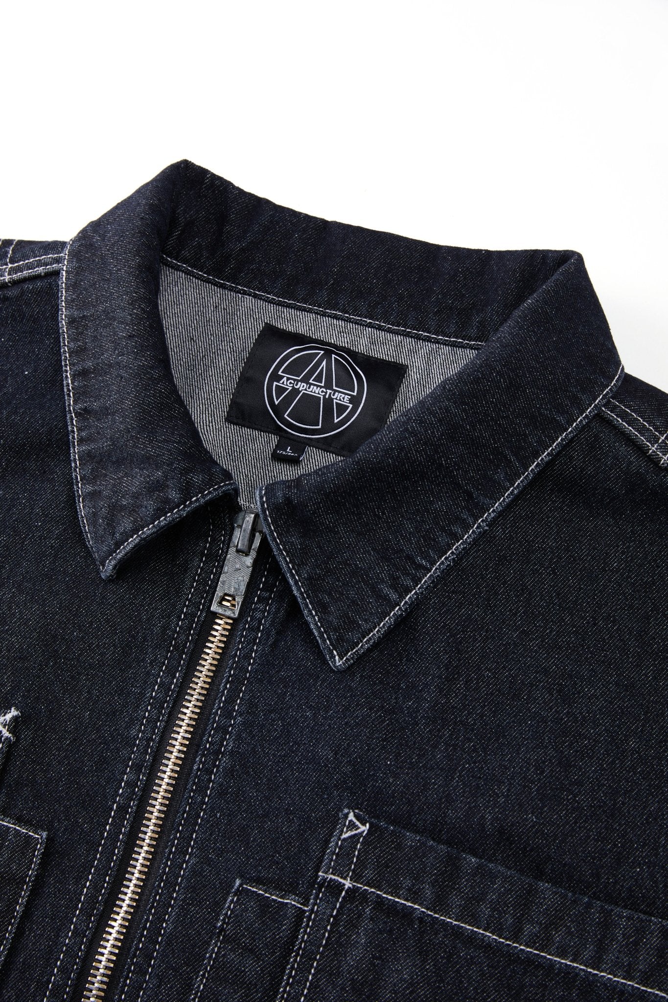 CLUELESS DENIM JACKET BLACK Acupuncture