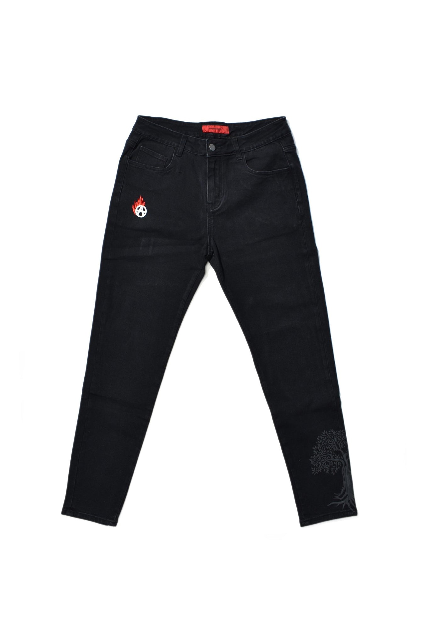 ESSE DENIM PANTS BLACK Acupuncture