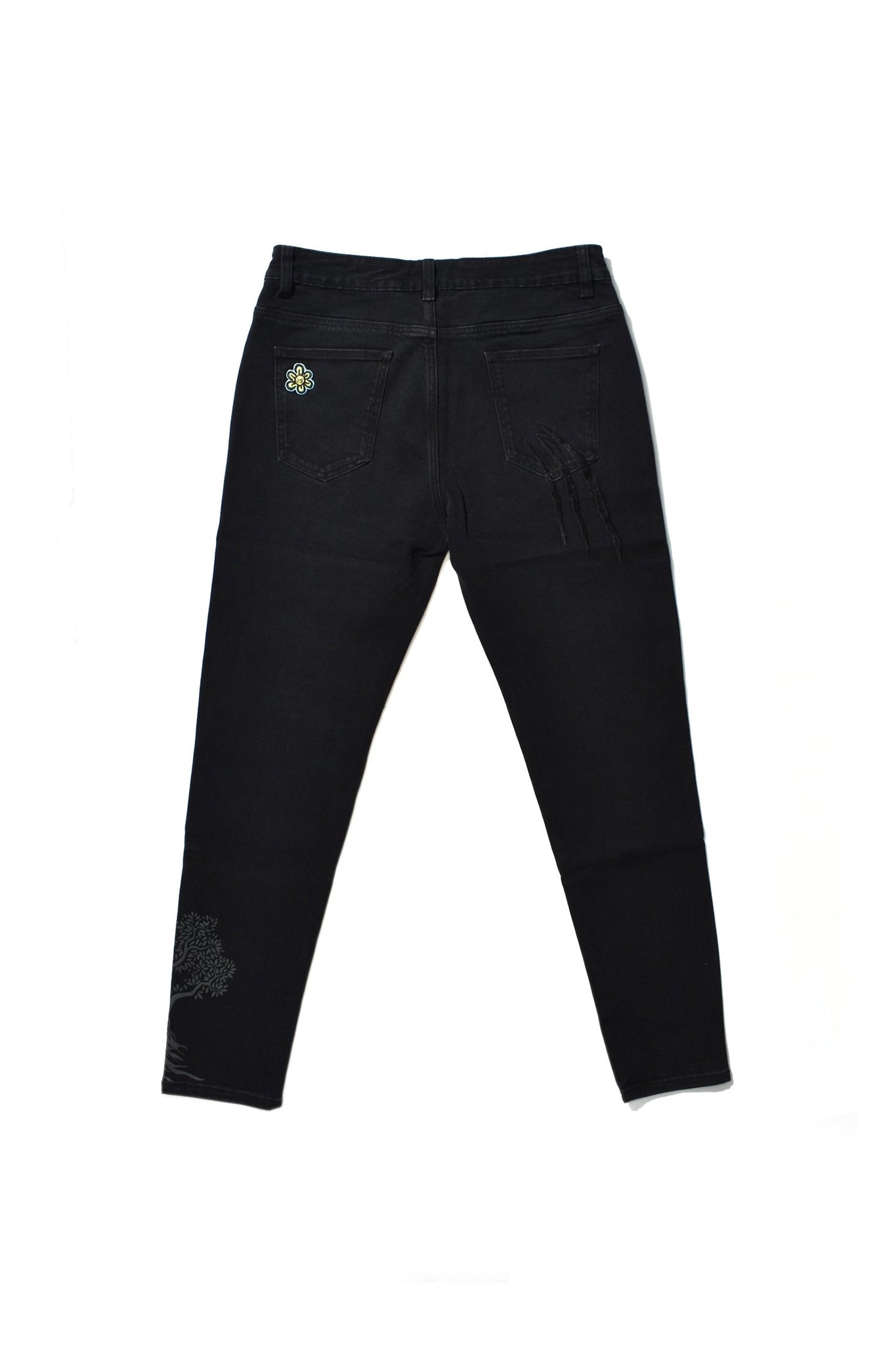 ESSE DENIM PANTS BLACK Acupuncture