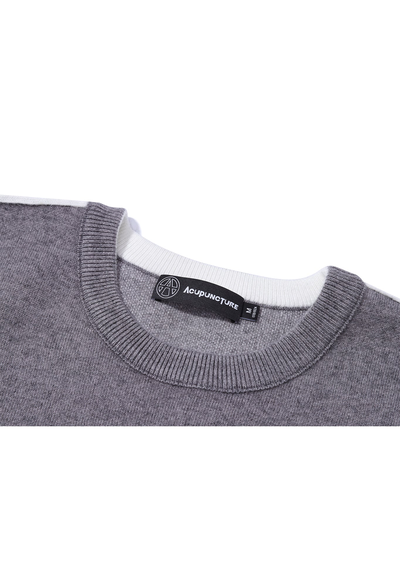 MOTTO SWEATER GREY Acupuncture