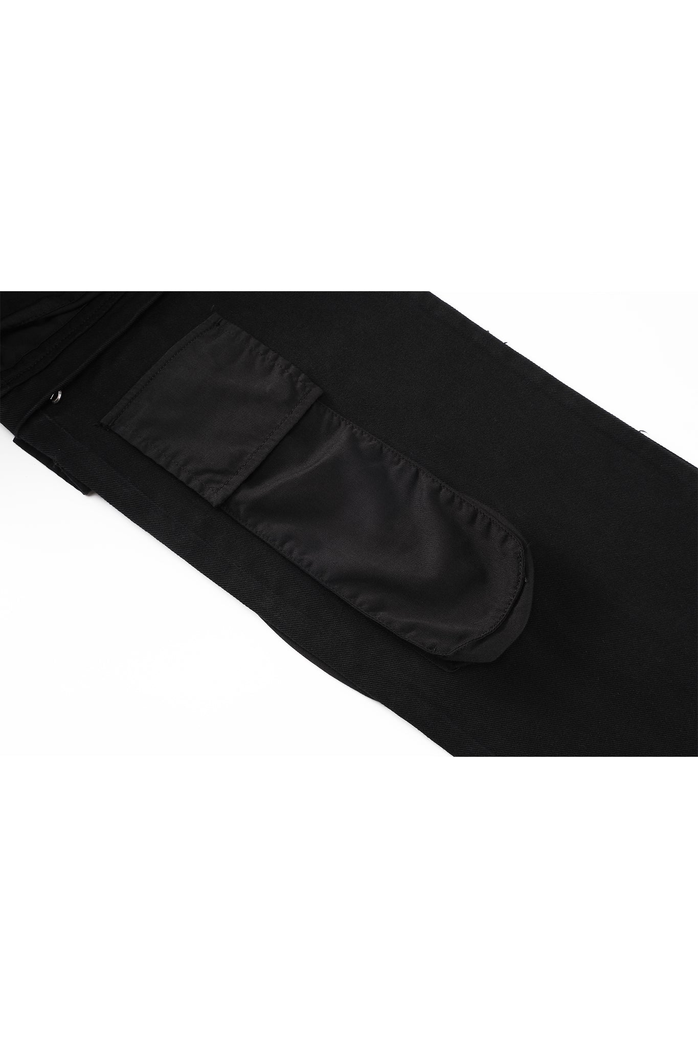 POCKET CARGO PANTS BLACK Acupuncture