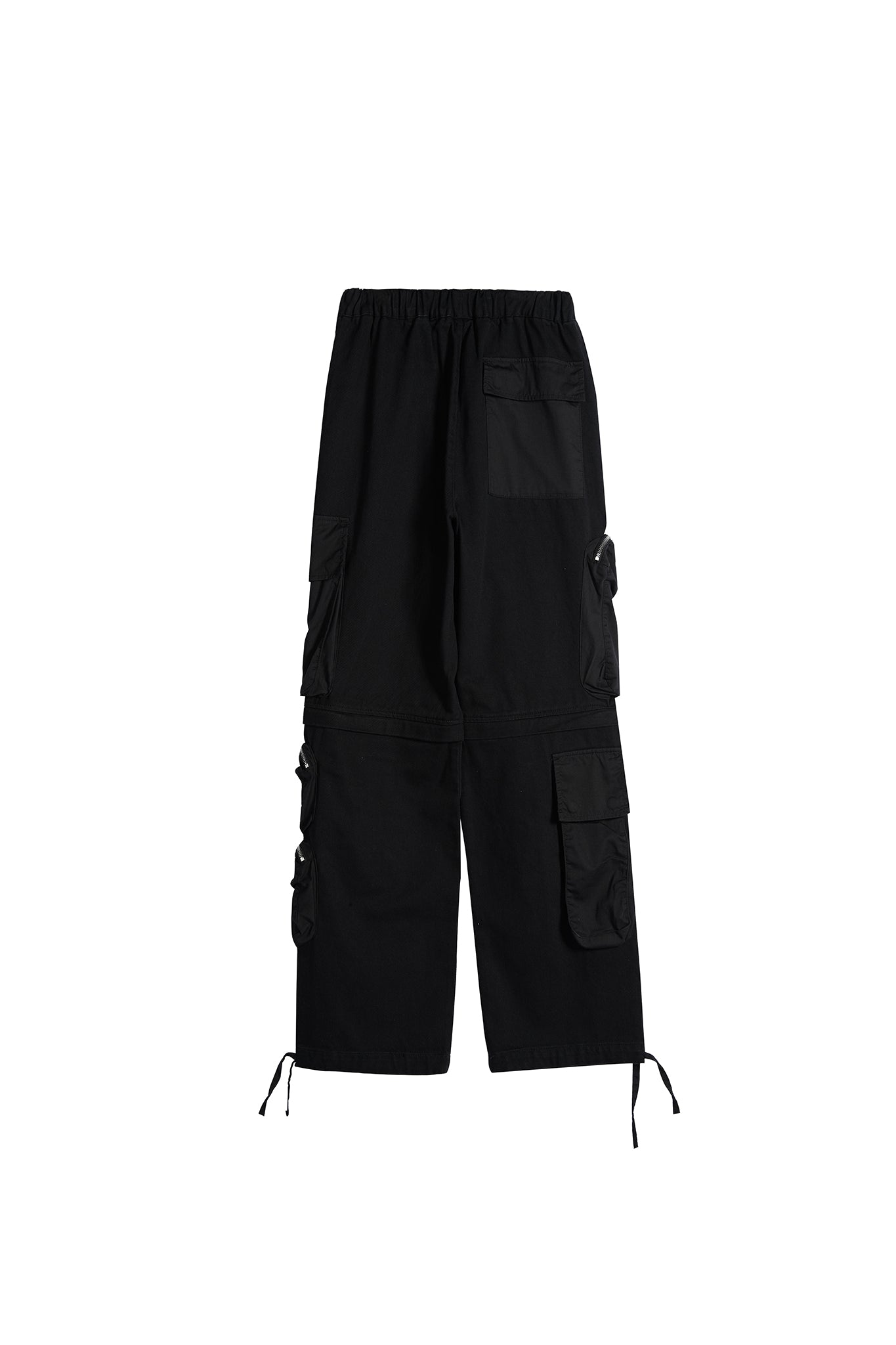 POCKET CARGO PANTS BLACK Acupuncture