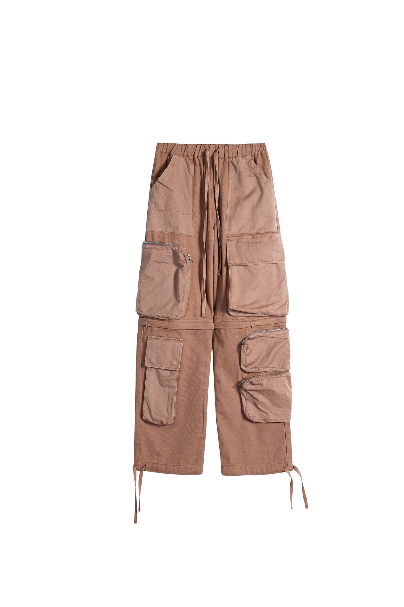 POCKET CARGO PANTS BROWN Acupuncture