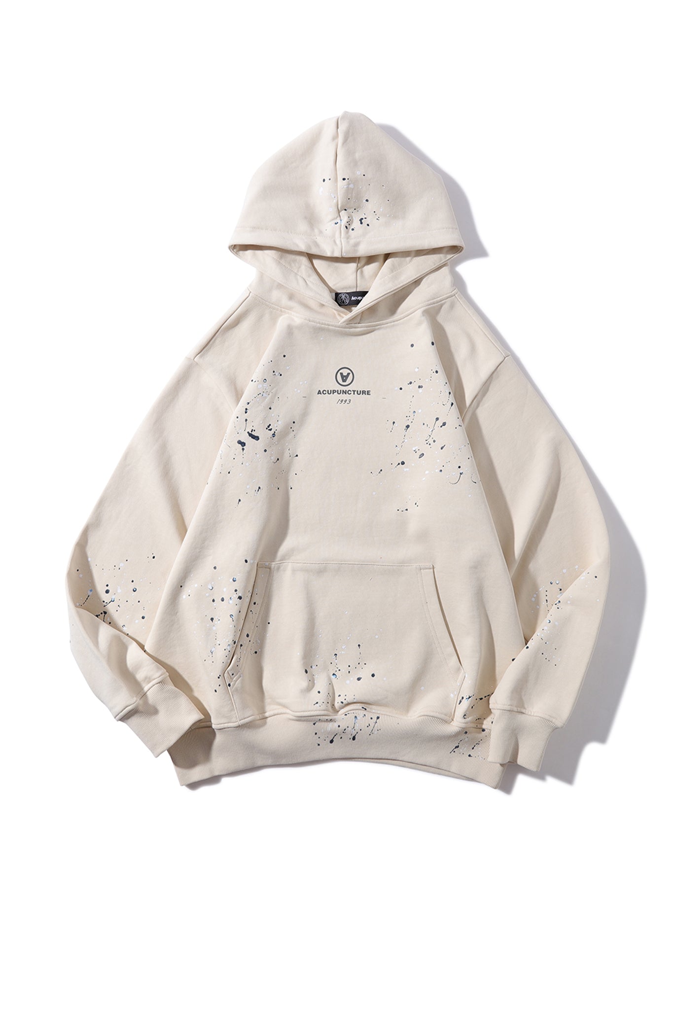 POLKA DOTS HOODIE CREAM Acupuncture