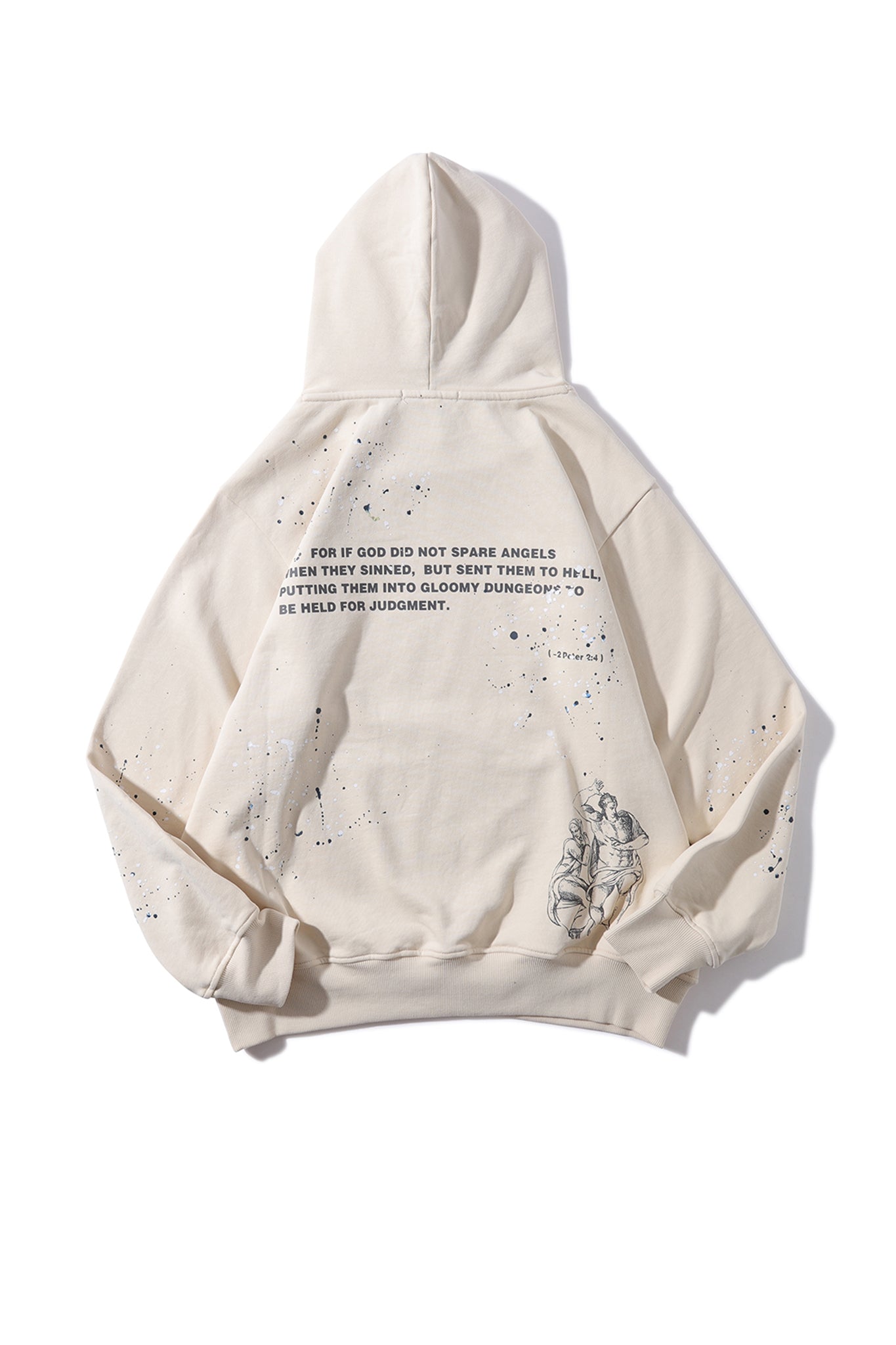 POLKA DOTS HOODIE CREAM Acupuncture