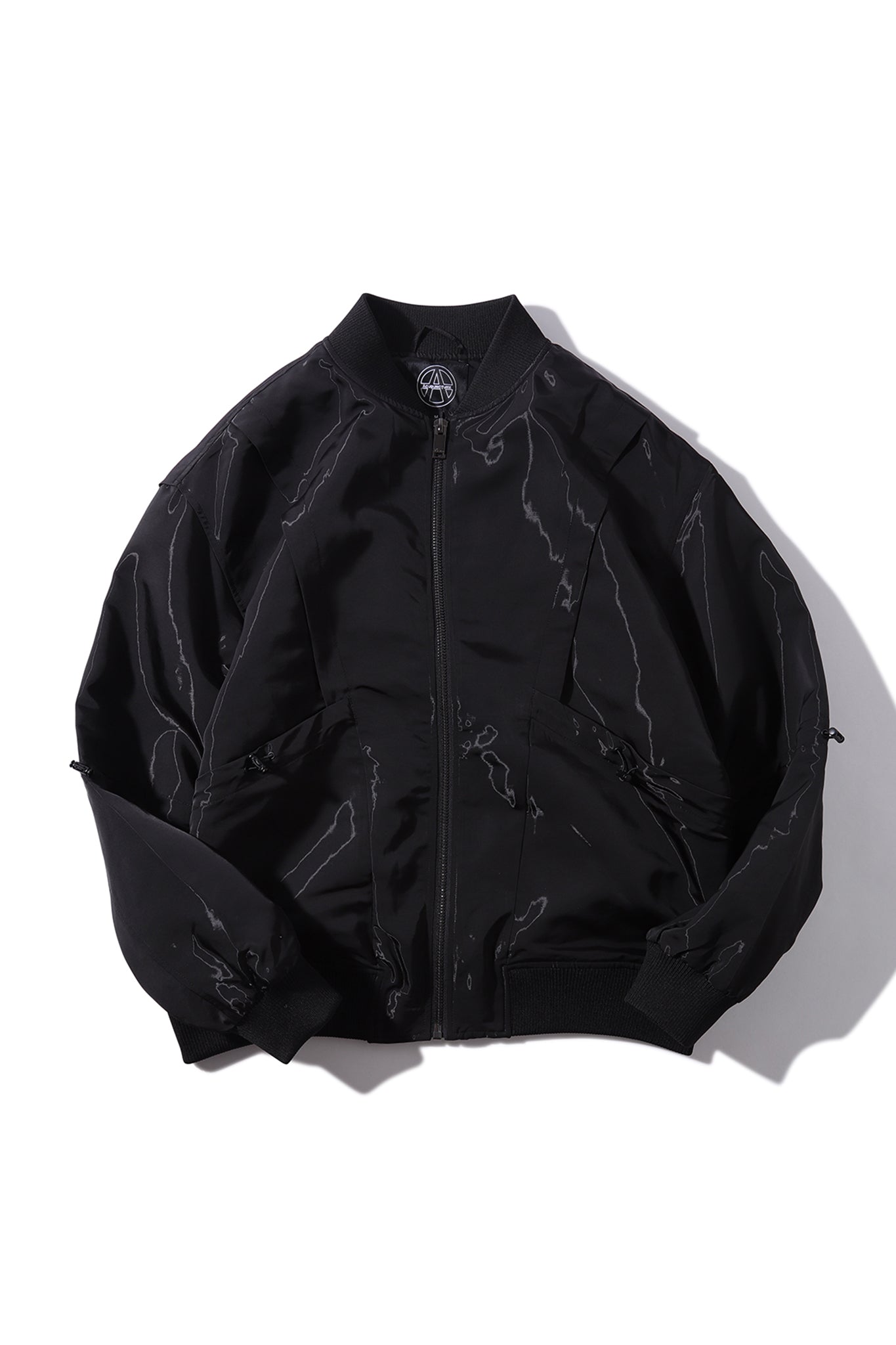 RIPPLE JACKET BLACK Acupuncture