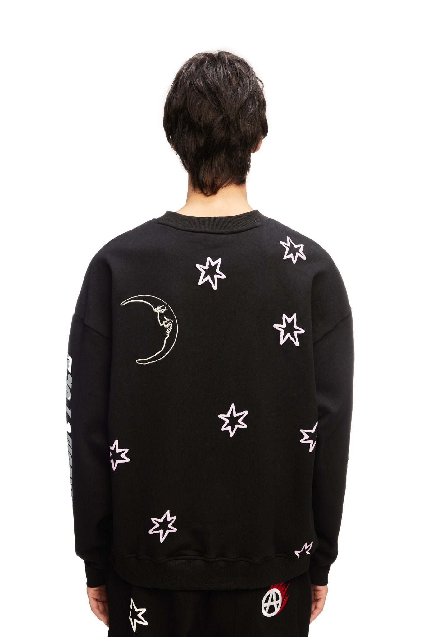 STAR MOON CREWNECK Acupuncture