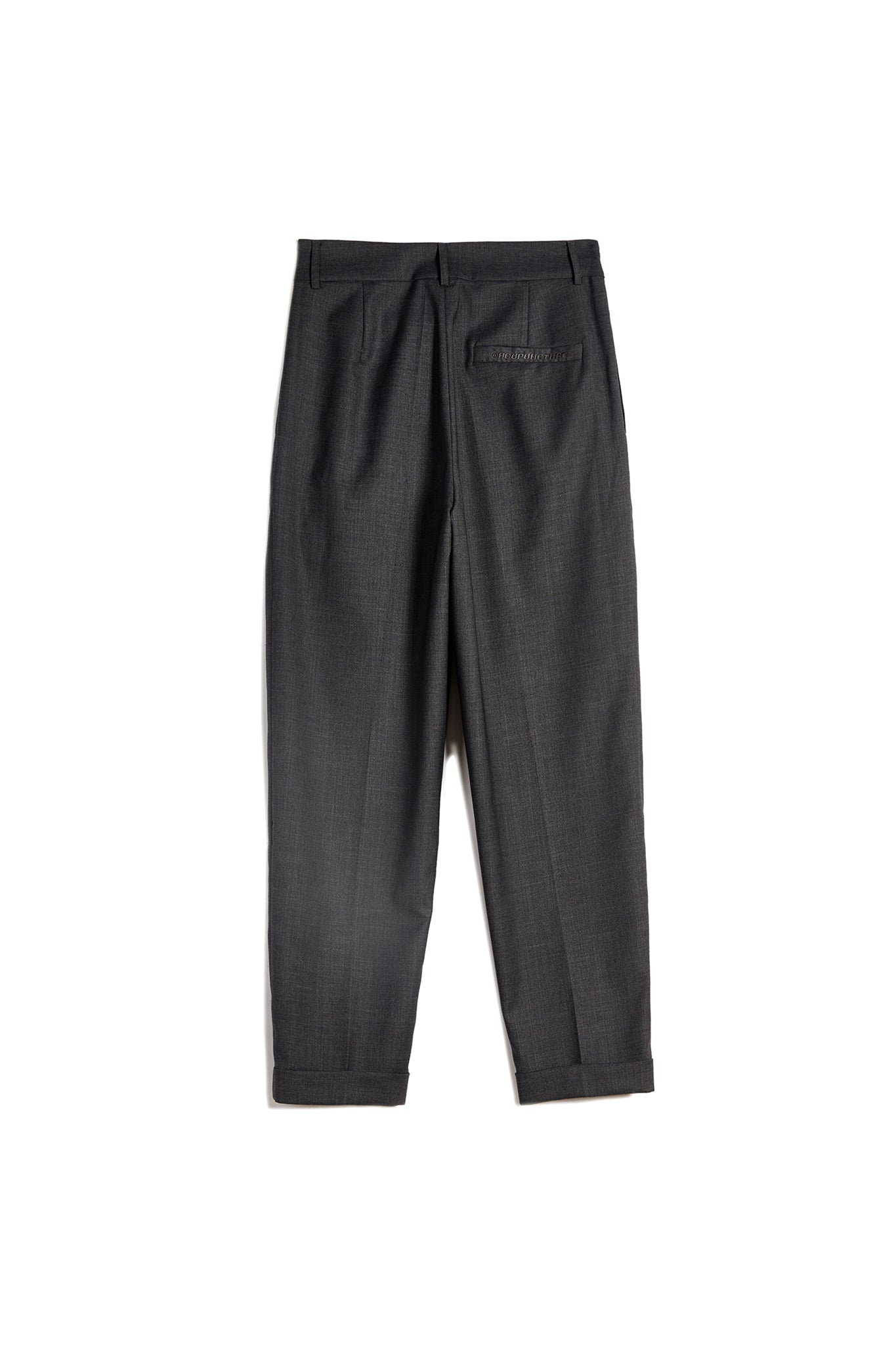 SUIT PANTS GREY Acupuncture