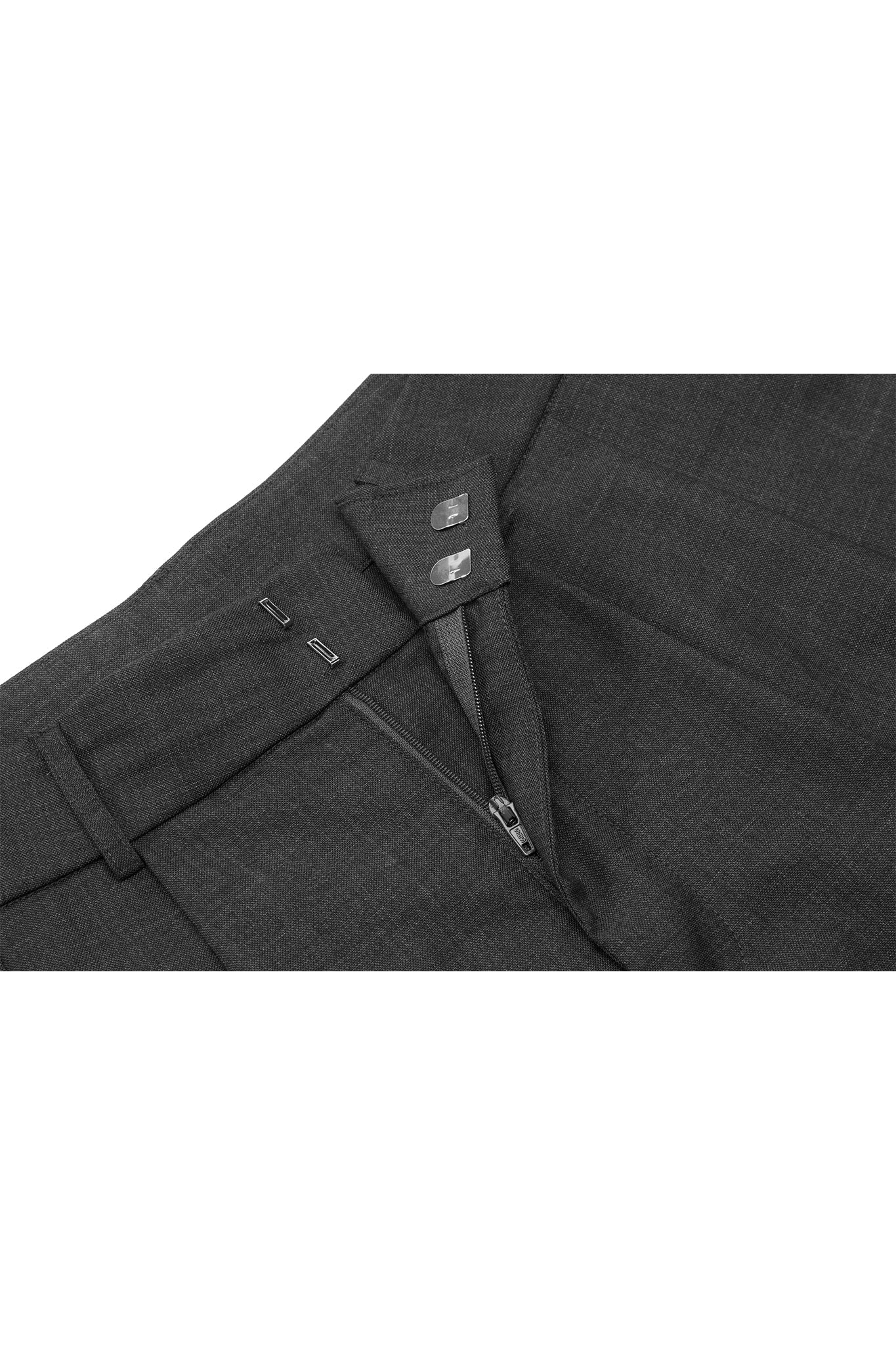 SUIT PANTS GREY Acupuncture