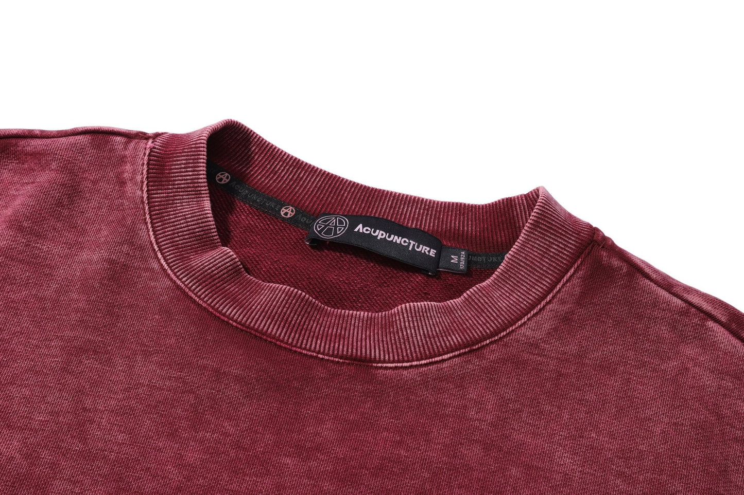 THE PRAYER CREWNECK BURGUNDY Acupuncture