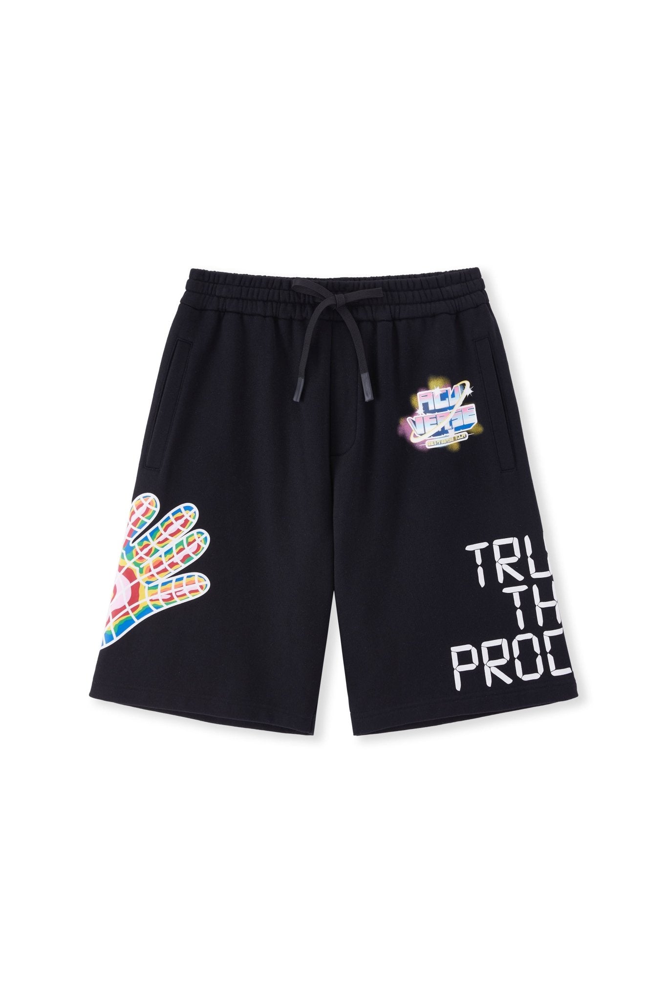 TRUST THE PROCESS SHORTS BLACK Acupuncture